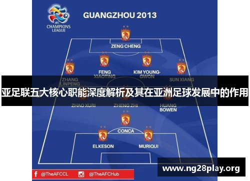亚足联五大核心职能深度解析及其在亚洲足球发展中的作用 亚足联五大核心职能深度解析及其在亚洲足球发展中的作用