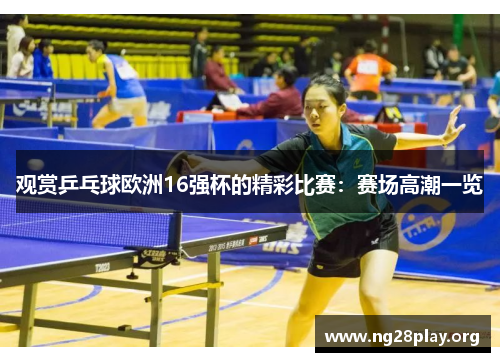 观赏乒乓球欧洲16强杯的精彩比赛:赛场高潮一览 观赏乒乓球欧洲16强杯的精彩比赛:赛场高潮一览